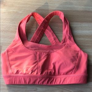 Lululemon Sports Bra in Orange